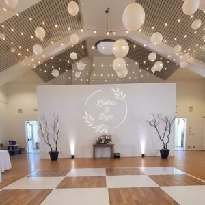 Checkered dance floor